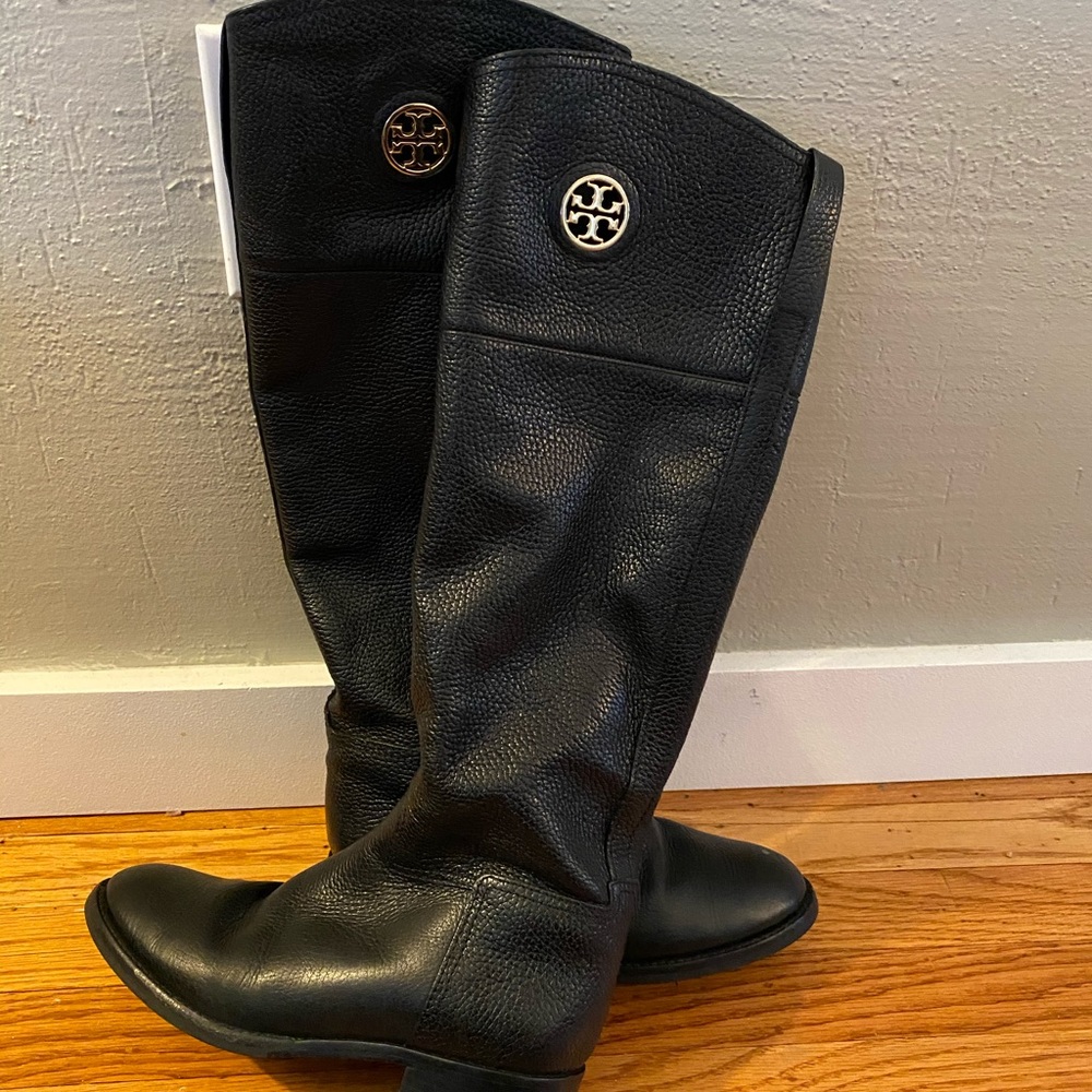 EUC Tory Burch Tall Leather Boots